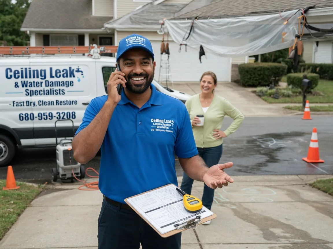 Ceiling Leak Cleanup Kendall Park, NJ FAQs